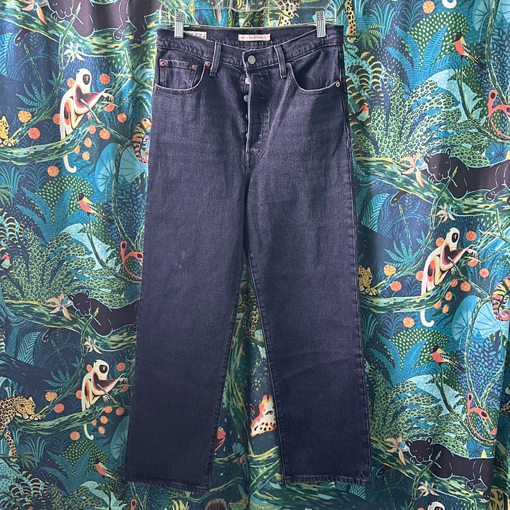 Levi ribcage straight leg jeans
